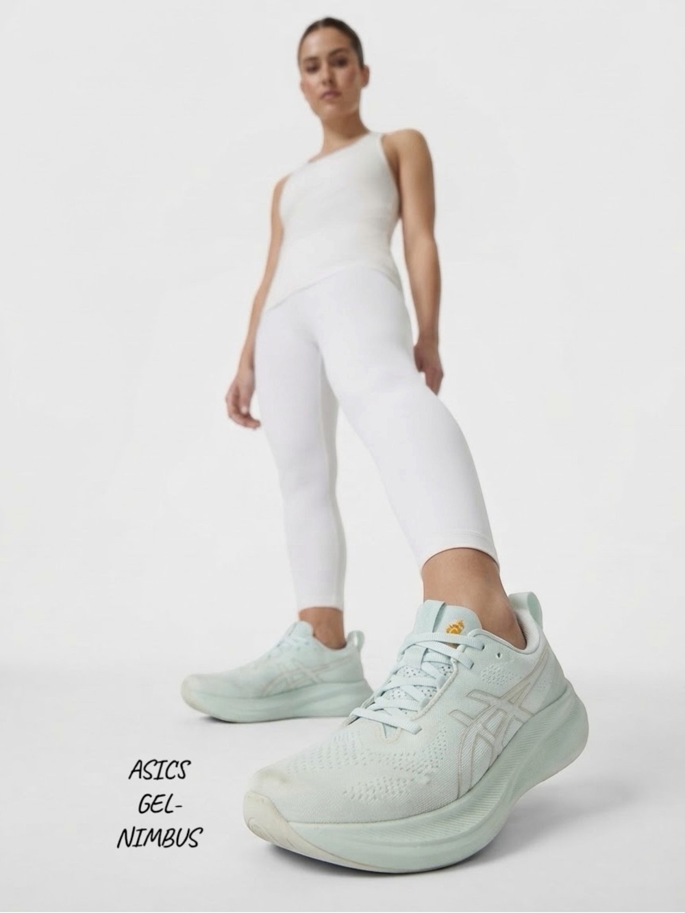 ASICS Gel-Nimbus 25 Womens 9 Mint
Soothing Sea Running Shoes 1012B356
Neutral Cu